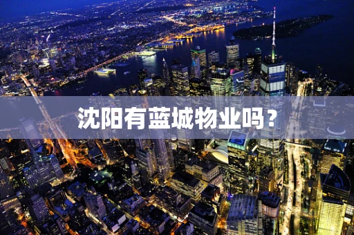 沈阳有蓝城物业吗？