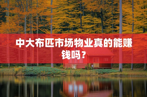 中大布匹市场物业真的能赚钱吗？