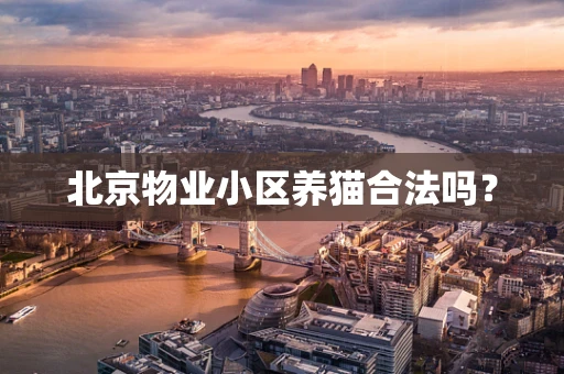北京物业小区养猫合法吗？