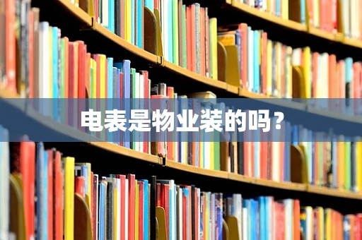 电表是物业装的吗？