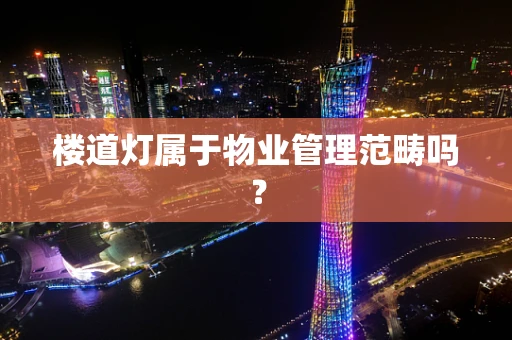 楼道灯属于物业管理范畴吗？