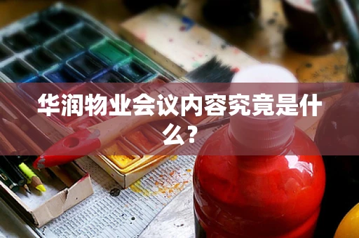 华润物业会议内容究竟是什么？