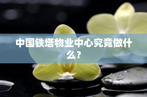 中国铁塔物业中心究竟做什么？