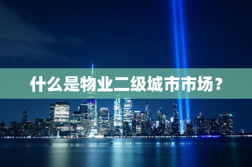 什么是物业二级城市市场？
