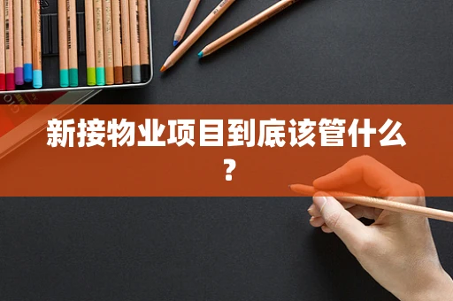 新接物业项目到底该管什么？
