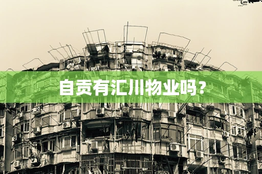 自贡有汇川物业吗？