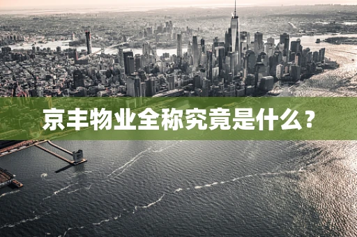 京丰物业全称究竟是什么？