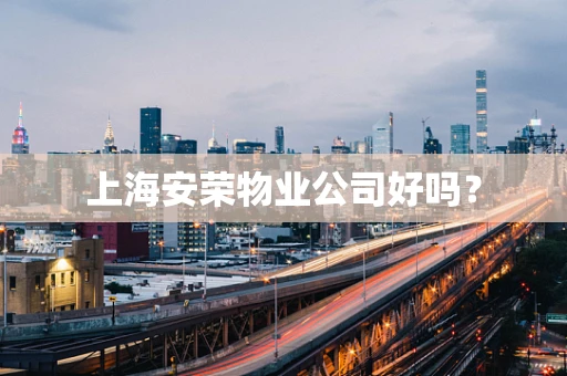 上海安荣物业公司好吗？