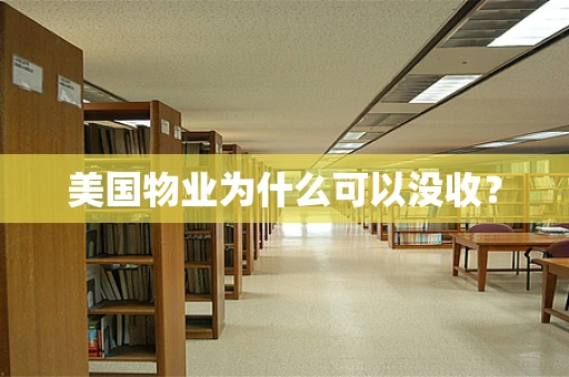 美国物业为什么可以没收？