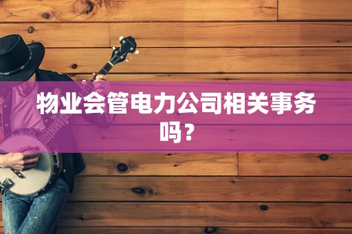 物业会管电力公司相关事务吗？
