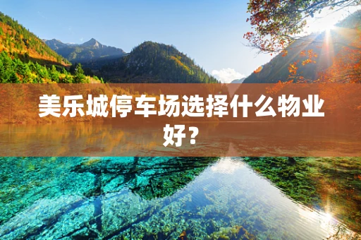 美乐城停车场选择什么物业好？