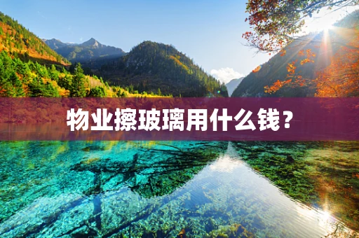 物业擦玻璃用什么钱？
