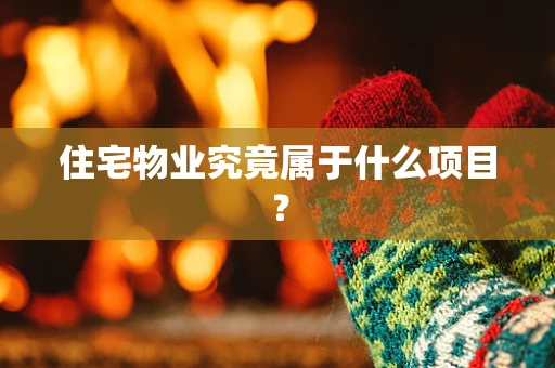 住宅物业究竟属于什么项目？