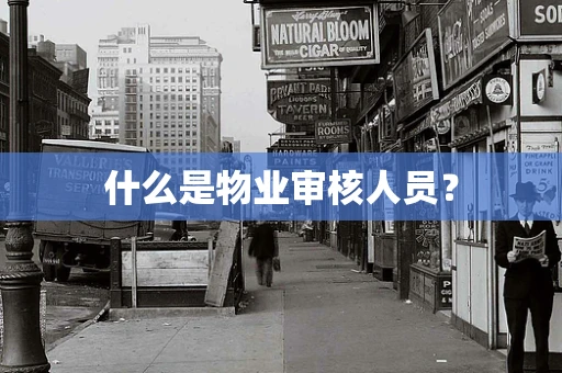 什么是物业审核人员？