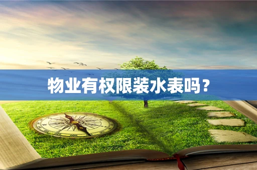 物业有权限装水表吗？