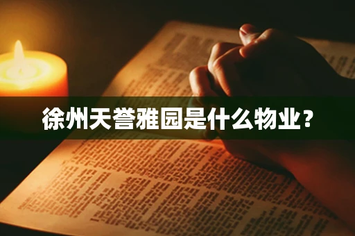 徐州天誉雅园是什么物业？