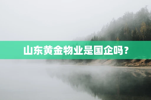 山东黄金物业是国企吗？