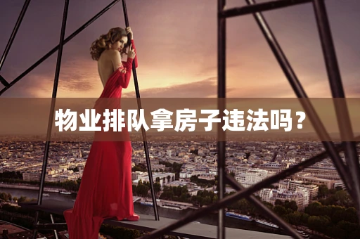 物业排队拿房子违法吗？