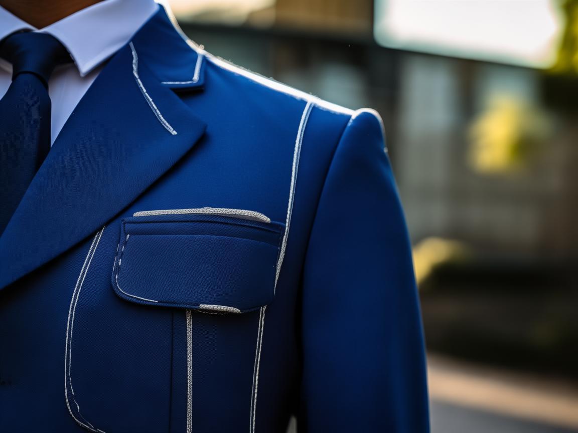 蓝色物业制服究竟是什么样的？